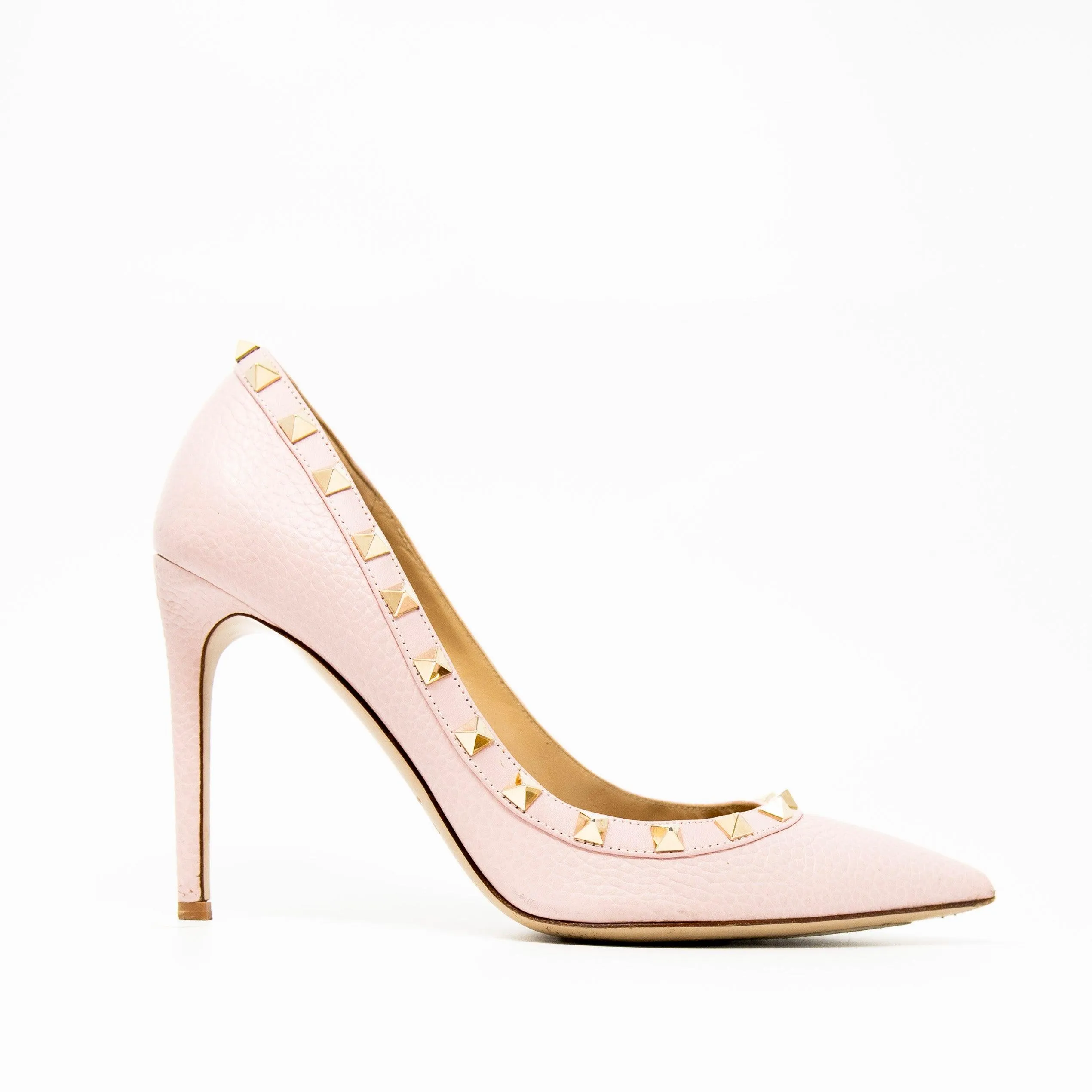 Valentino Pink Rockstud Pumps 37.5