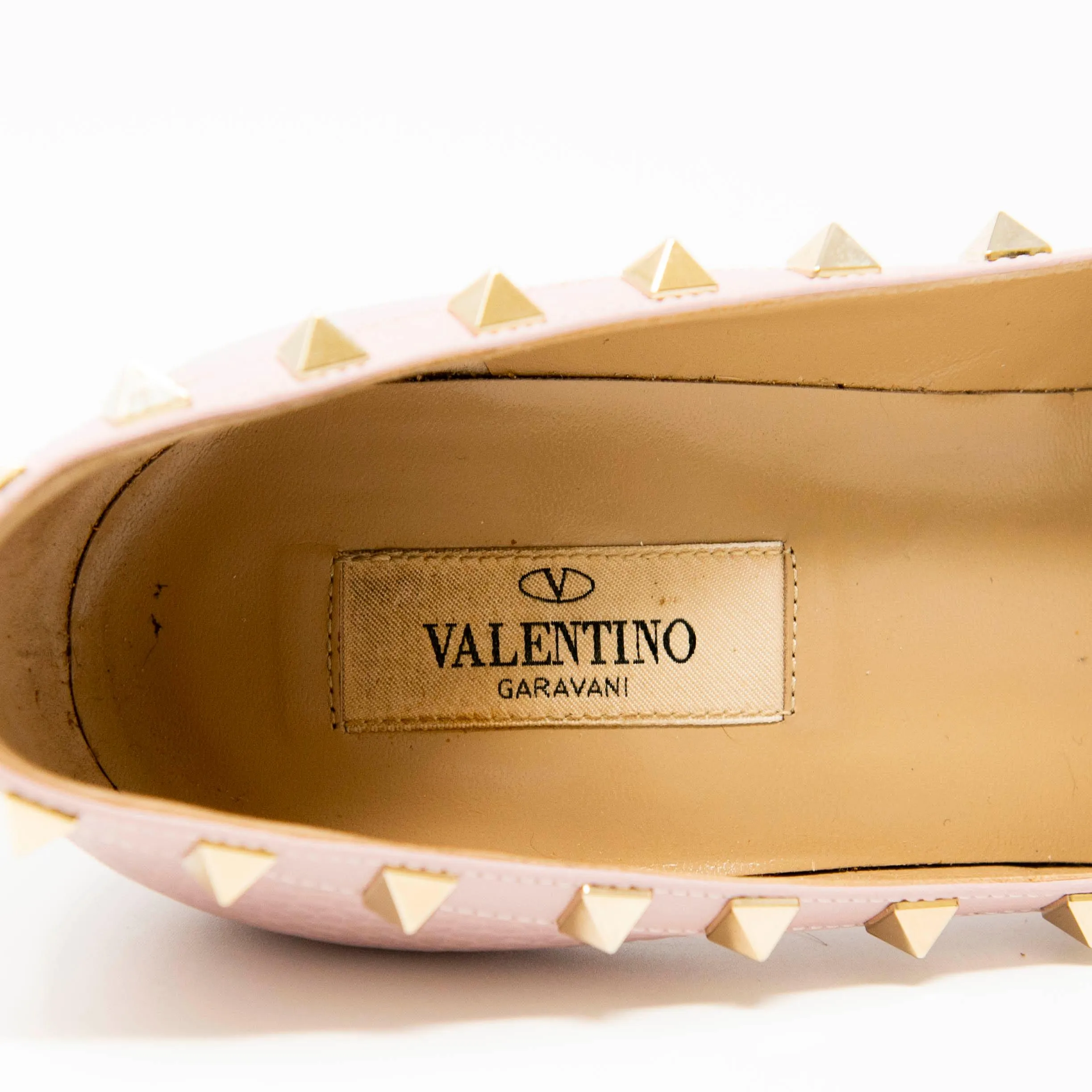 Valentino Pink Rockstud Pumps 37.5