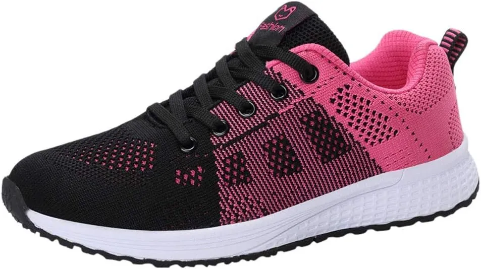 Womens Fashion Walking Running Shoes Breathable Mesh Mens Running Shoes Walking Women's Casual Shoes Brown Sneakers Waterproof Tennis Shoe Trainers Shoe