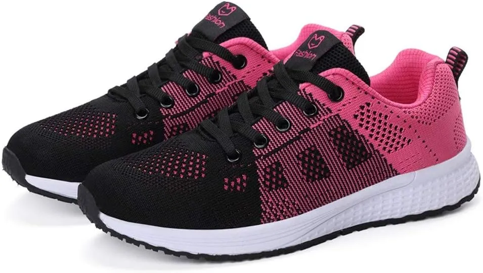 Womens Fashion Walking Running Shoes Breathable Mesh Mens Running Shoes Walking Women's Casual Shoes Brown Sneakers Waterproof Tennis Shoe Trainers Shoe