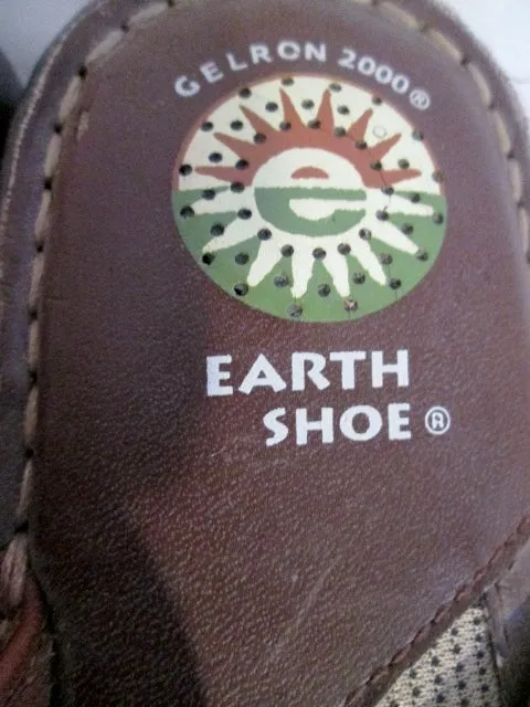 Womens GELRON 2000 EARTH SHOES SUPERIOR Sandal Flip Flop Thong Slide 7.5 BROWN Shoe