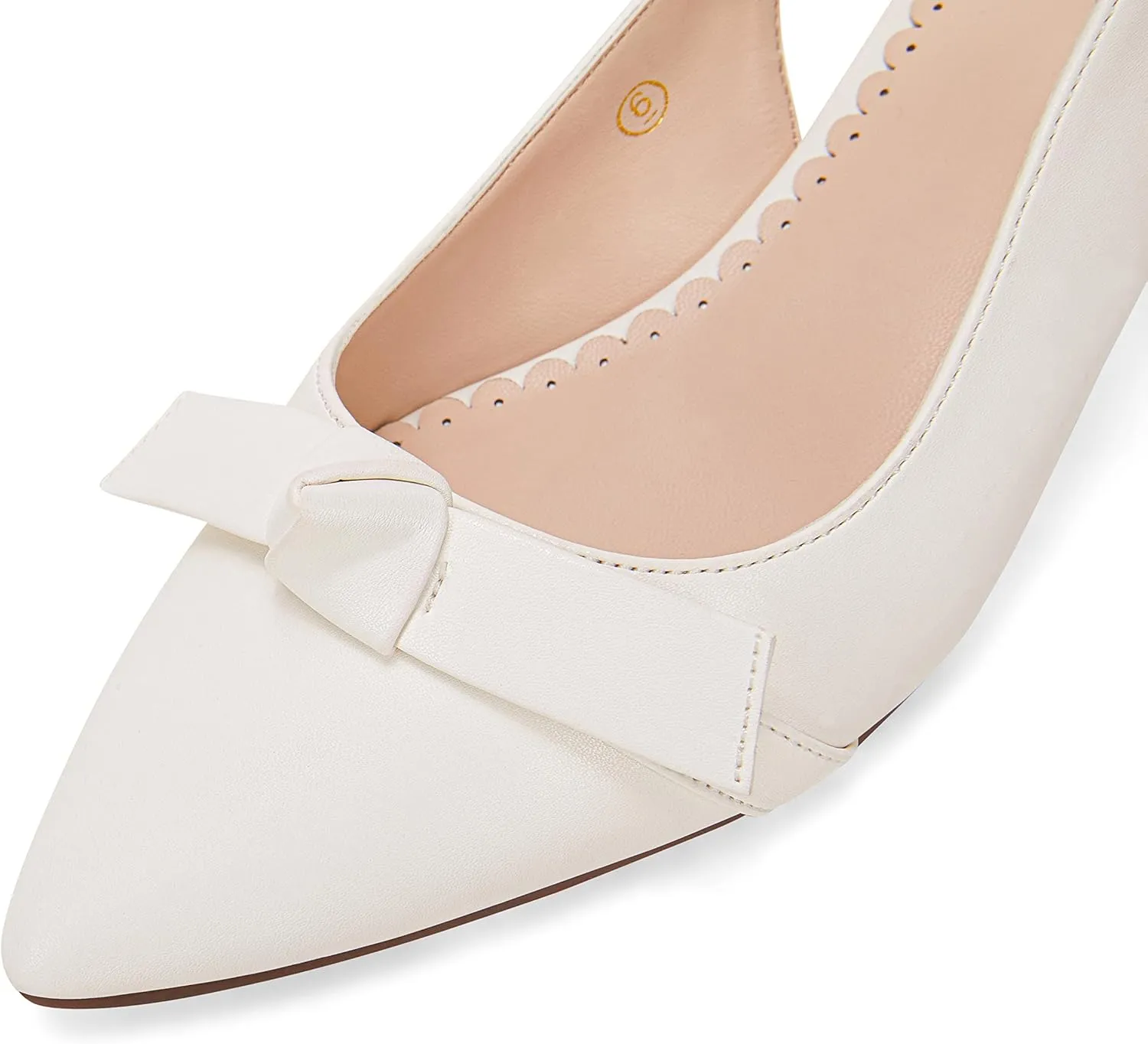 Womens Slingback Pumps Bow Tie Closed Pointed Toe Kitten Heels Mules Slip On Wedding Dress Pumps Shoes